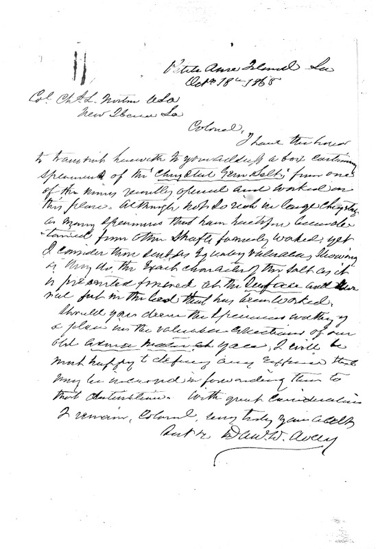 DD Avery to Charles L Norton, October 18, 1865, Avery Family Papers, Records of the Antebellum Southern Plantations, Series J, Part 5, Reel 11, Frame 698.pdf