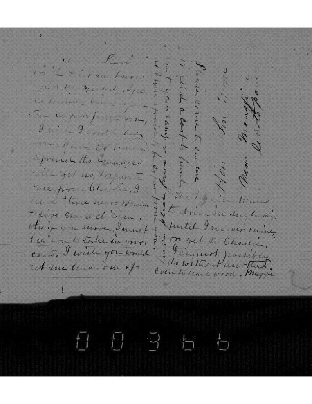 Maggie Weeks to John C Moore, [March] 1864, Weeks Family Papers, Reel 18, Frames 3660000.pdf