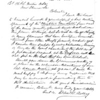 Letter from Daniel Dudley Avery to Charles L. Norton, October 18, 1865